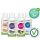 SET: FRESH AIR Vegans Kashmir Lavendel Zero  Wildrose Luftreinigungs-Konzentrat 100ml