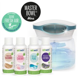 SET: MASTER Bowl 4.0 Maxs // - Blue + SET FRESH AIR Vegans 4 x 100ml