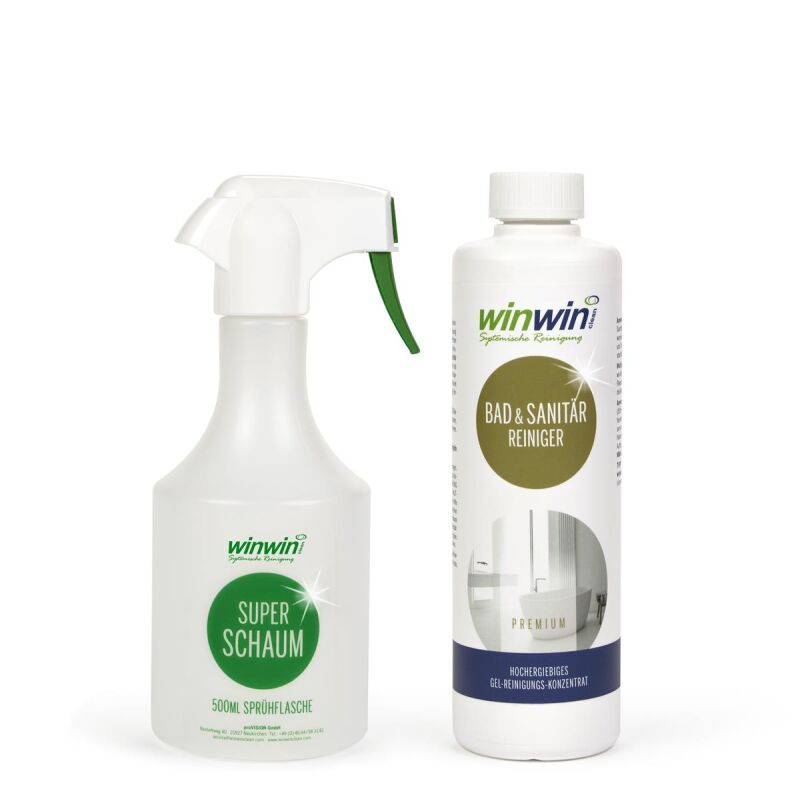 proVISION GmbH SET: Bad- & Sanitärreiniger 500ml + Superschaumflasche