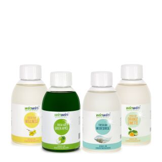 SET: 4 x fresh AIR 250ml I Wellness I green Apple I Meeresbrise I Orange-Limette