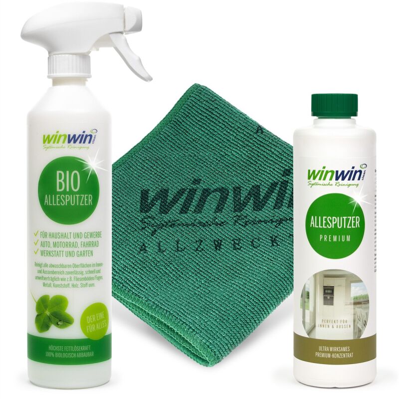 proVISION GmbH SET: Allesputzer PREMIUM 500ml + Dosier-/Sprühflasche + Allzwecktuch