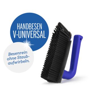 V Handbesen, Farbe blau