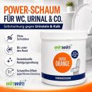 Super Orange WC-Reinigungschaum 1kg mit Messbecher