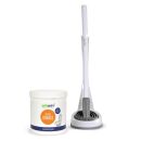 WC-Cleaner Konkav - grau + Super Orange Universalschaum 1KG